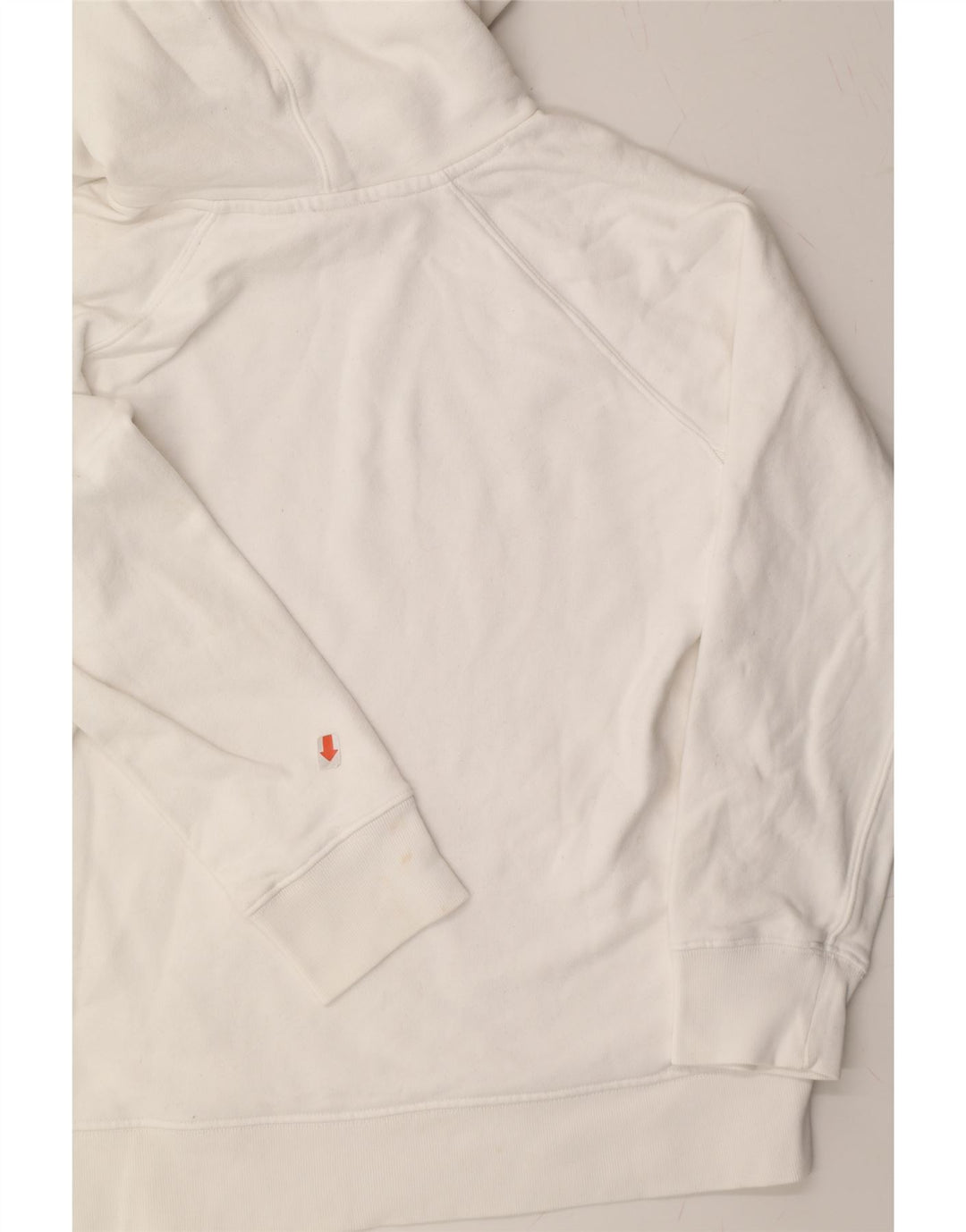 LEVI'S Womens Graphic Hoodie Jumper UK 6 XS White Cotton Vintage Levi's and Second-Hand Levi's from Messina Hembry 