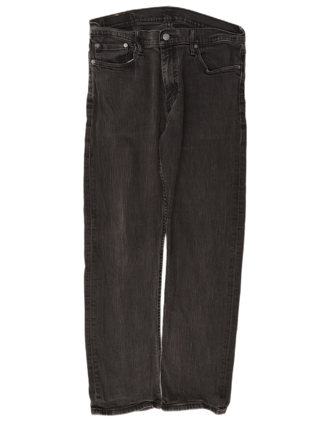 Calça jeans masculina Levi's 514 Straight W36 L32 cinza algodão