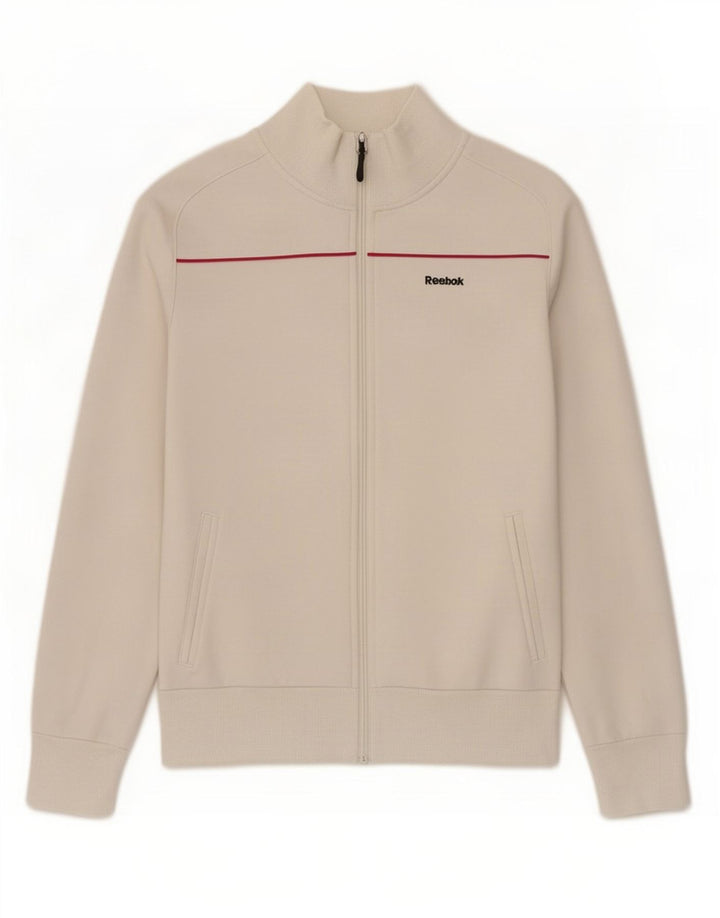 Jaqueta Reebok Meninas Treino Top 9-10 Anos Branco