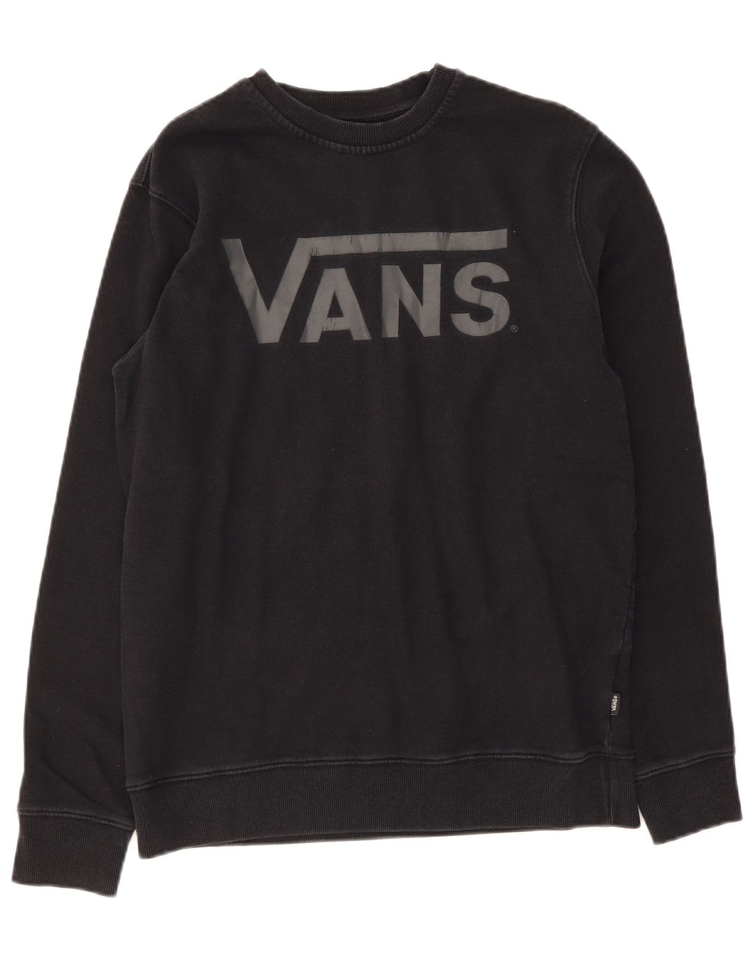 Vans moletom masculino jumper médio preto algodão