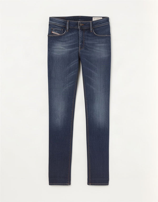 Diesel Feminino Nevy Slim Jeans W25 L34 Azul Marinho Algodão