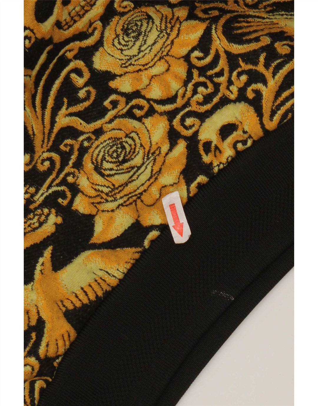 Zara moletom masculino jumper pequeno preto floral poliéster