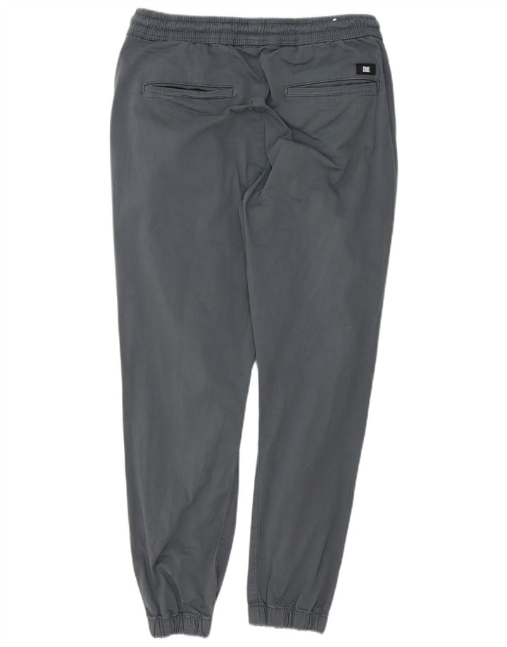 Calça Zara Mens Joggers Chino Médio W31 L27 Cinza