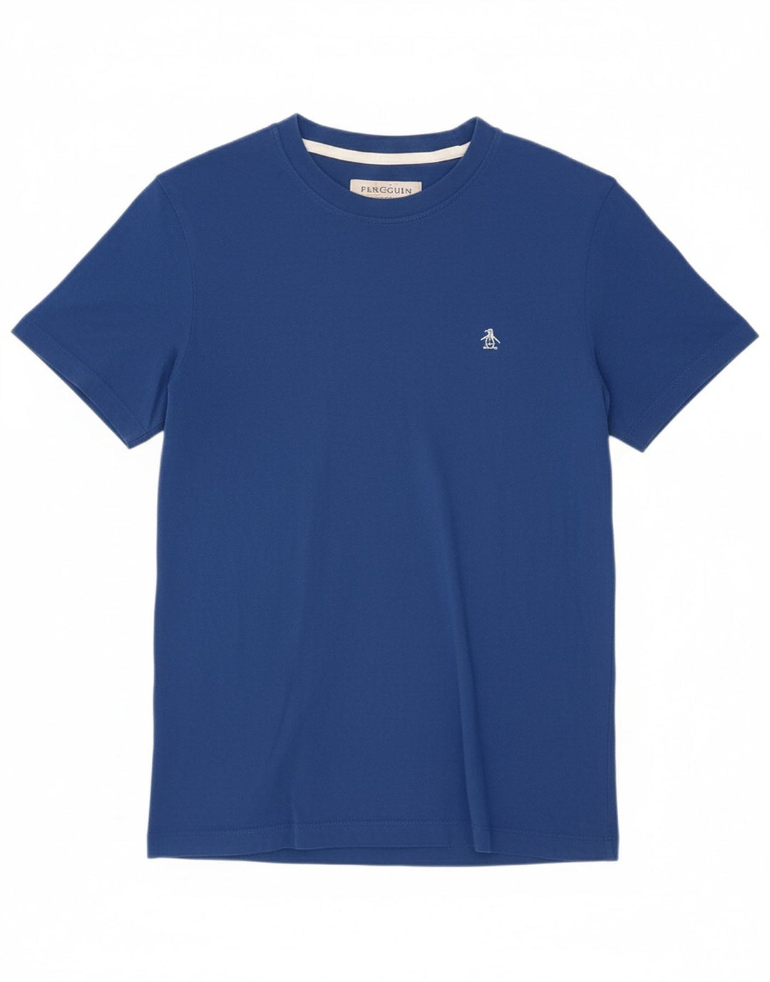 Camiseta masculina PENGUIN top pequeno algodão azul