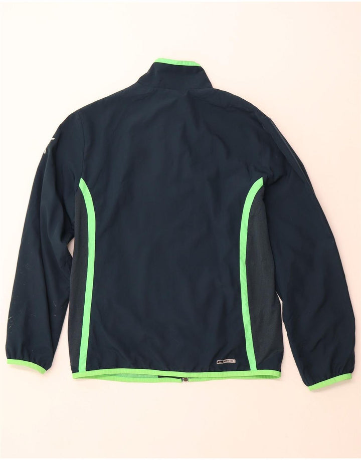 PUMA Mens Tracksuit Top Jacket Pequeno Azul Marinho