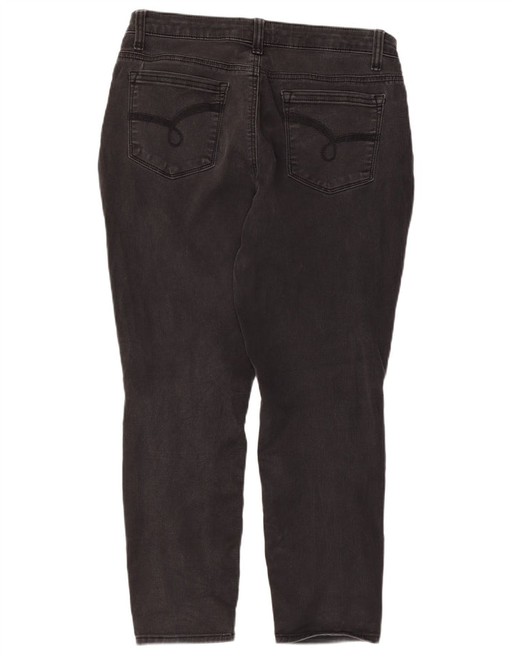 Calça jeans skinny feminina LEE Riders cintura média US 4 pequena W32 L24 preta