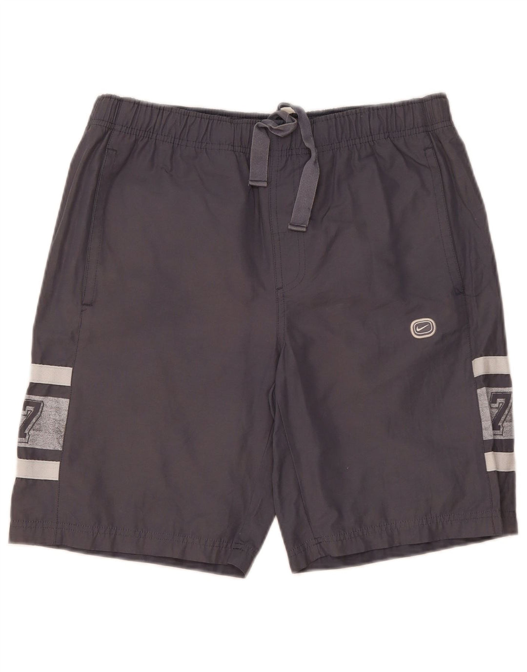 Shorts esportivos gráficos masculinos Nike pequeno algodão cinza
