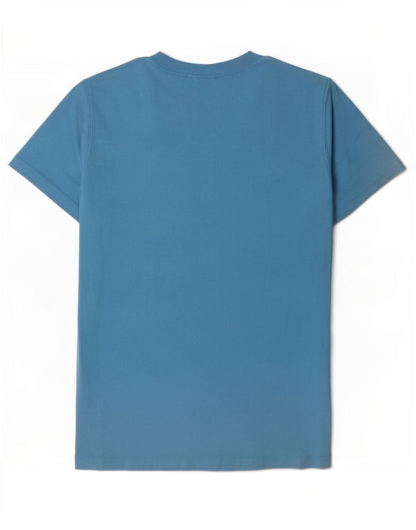 Camiseta gráfica masculina Champion azul médio