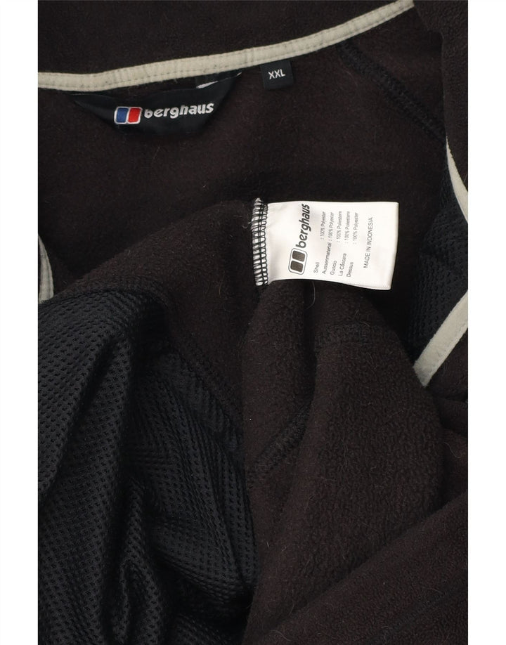 Jaqueta de lã masculina Berghaus UK 44 2XL poliéster preto