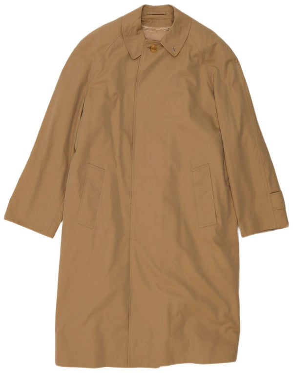 Sobretudo masculino vintage UK 40 grande bege