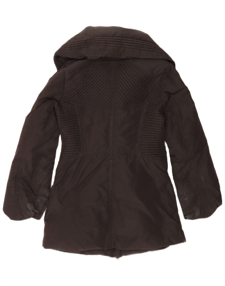 Casaco acolchoado feminino Trussardi Jeans IT 40 pequeno poliéster preto