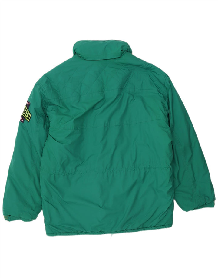 Ellesse Mens Gore-Tex Jaqueta de esqui com capuz IT 50 poliéster verde grande