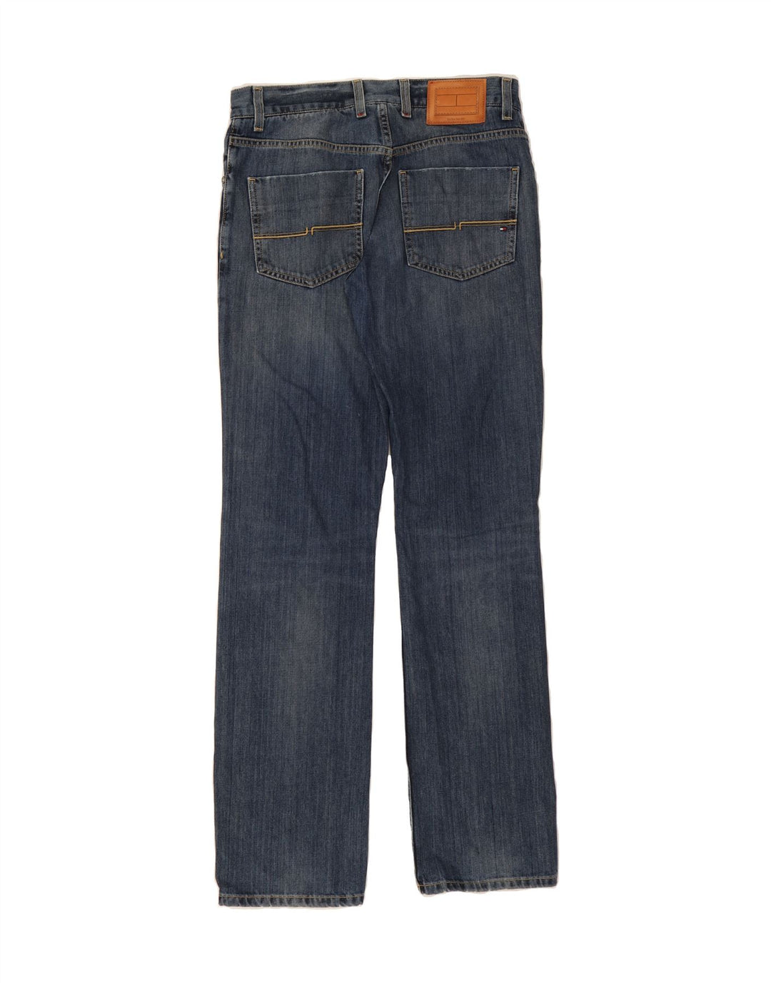 TOMMY HILFIGER Mens Straight Jeans W31 L34  Blue Cotton Vintage Tommy Hilfiger and Second-Hand Tommy Hilfiger from Messina Hembry 
