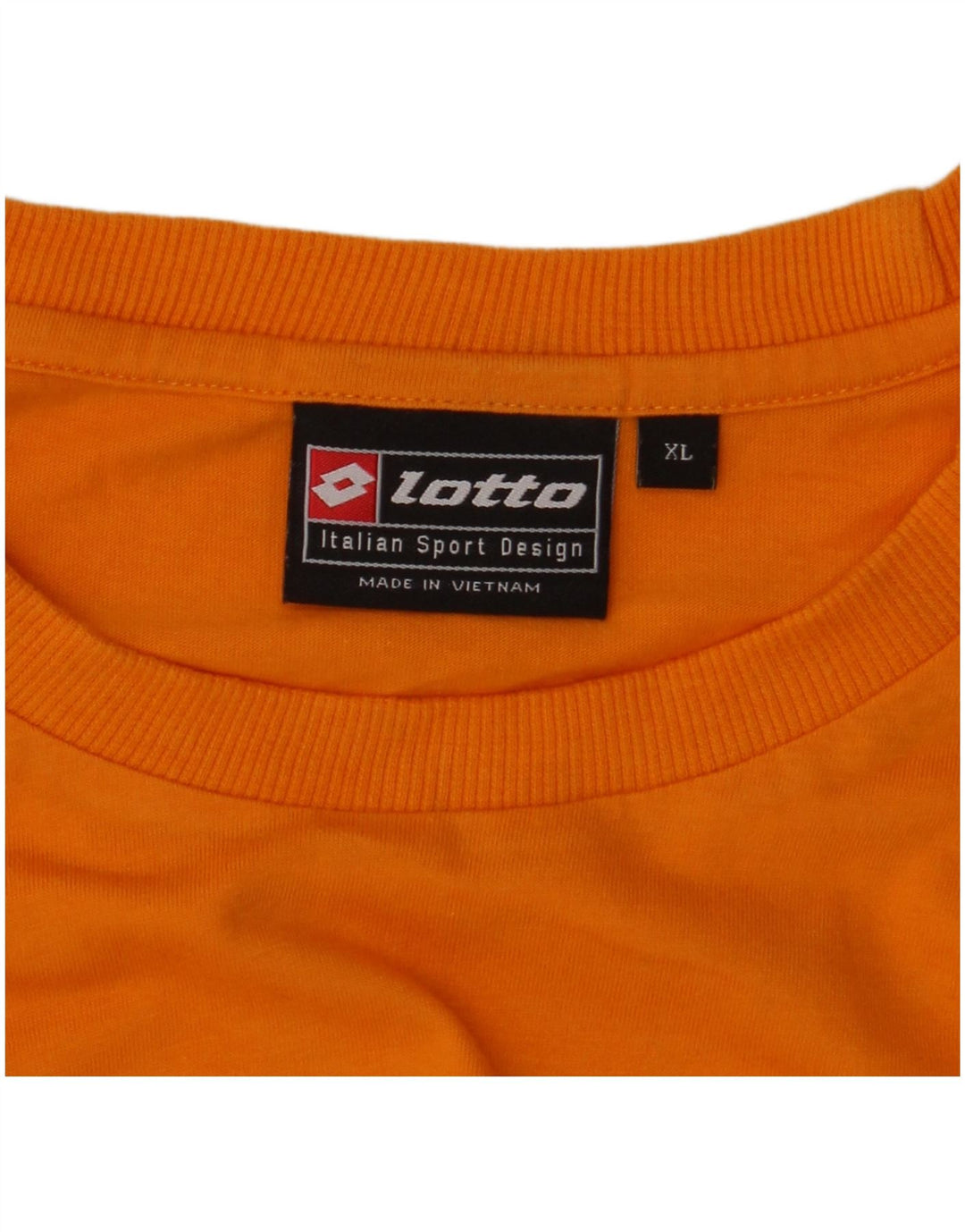 LOTTO Mens T-Shirt Top XL Orange