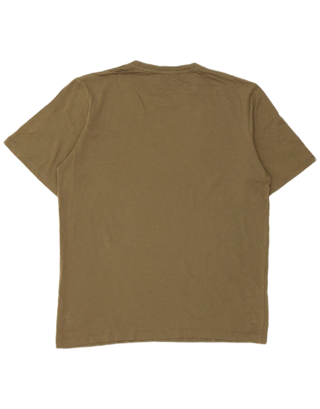 Camiseta masculina Jack & Jones grande algodão cáqui