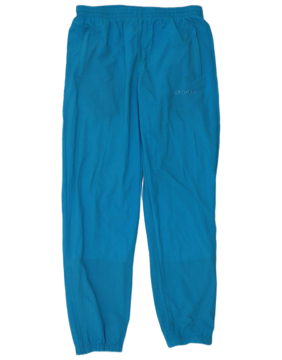 Calça de treino masculina LOTTO de poliéster azul médio