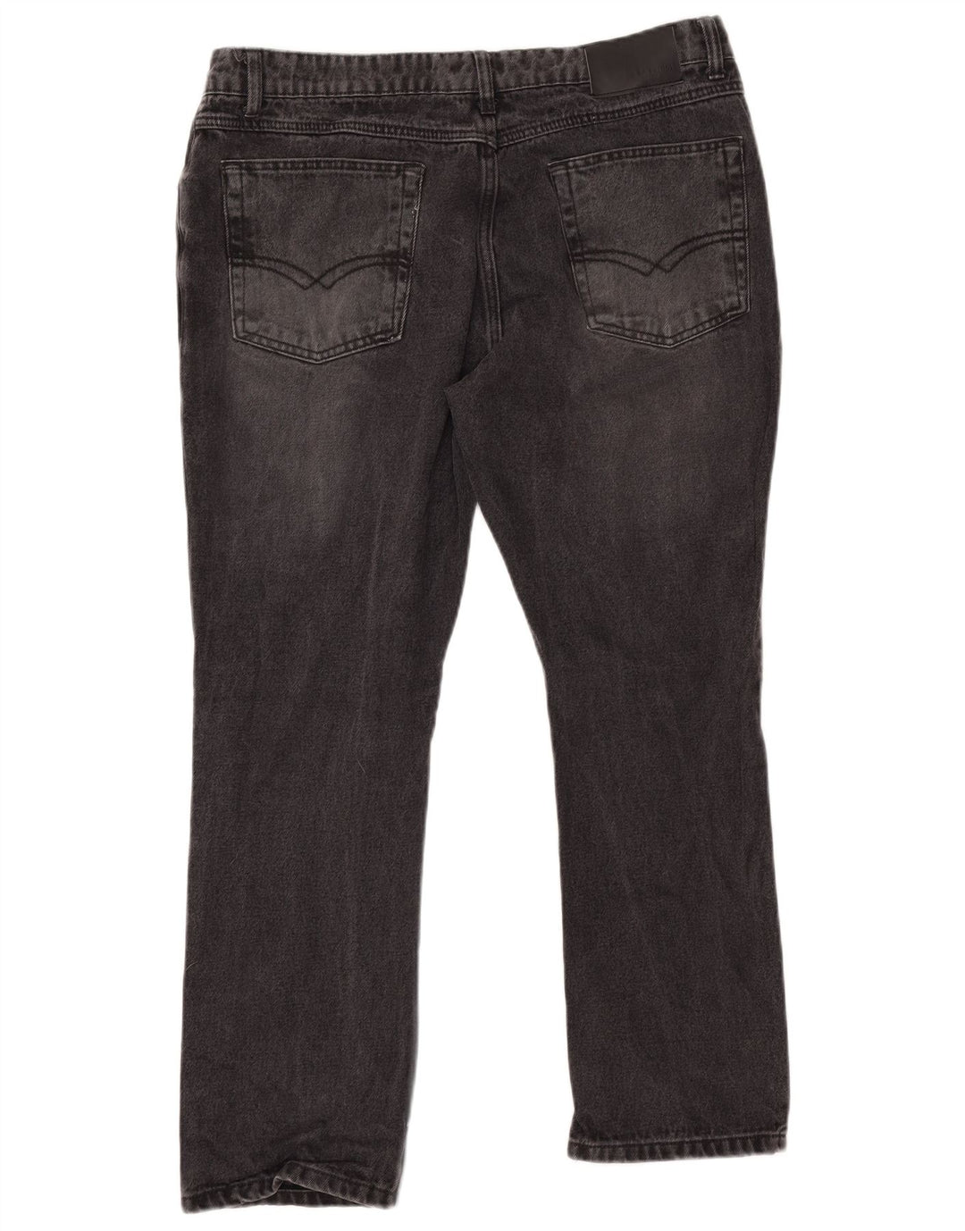 PIERRE CARDIN Calça jeans reta masculina W38 L29 algodão preto