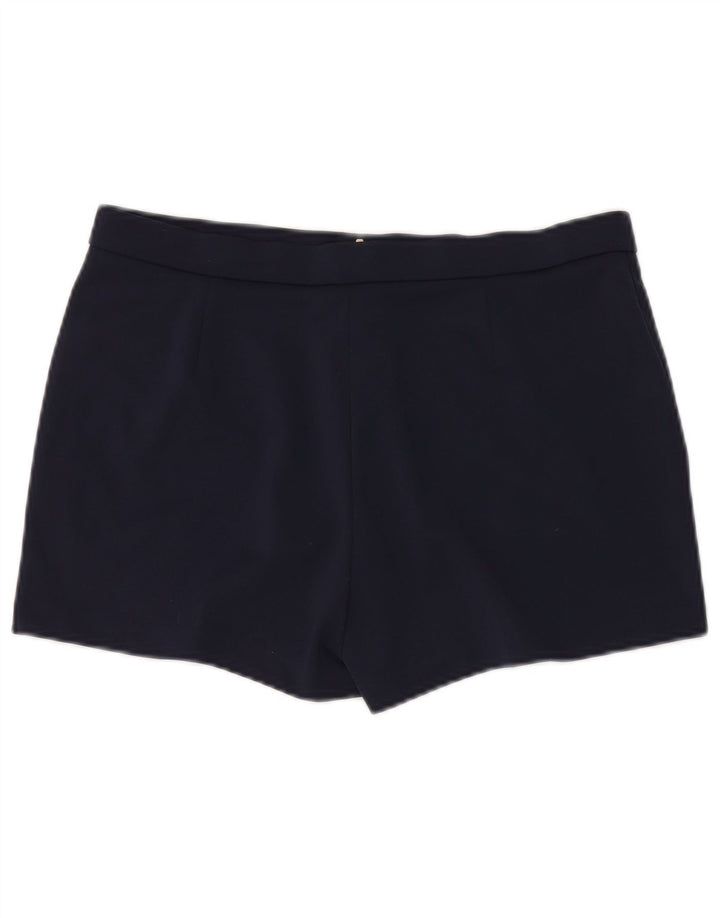 Shorts esportivos masculinos Adidas grandes poliéster azul marinho