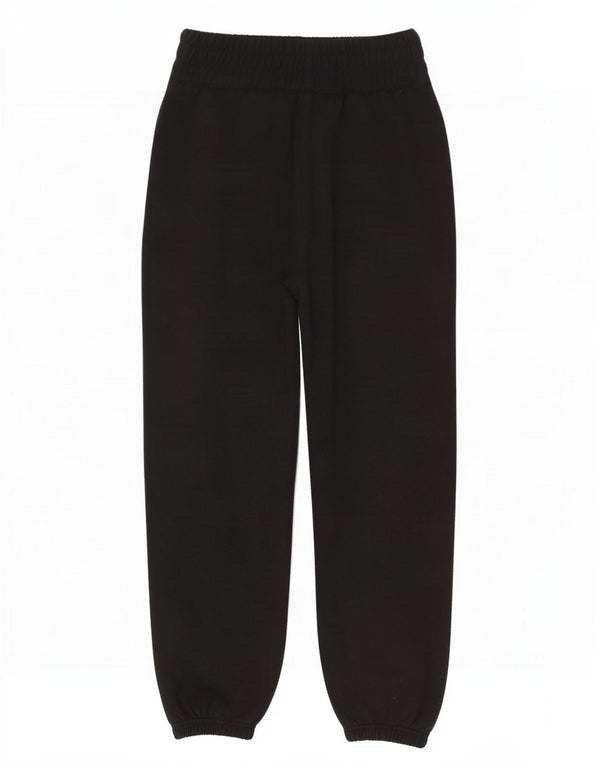 Adidas Womens Tracksuit Calças Joggers UK 12/14 Médio Algodão Preto