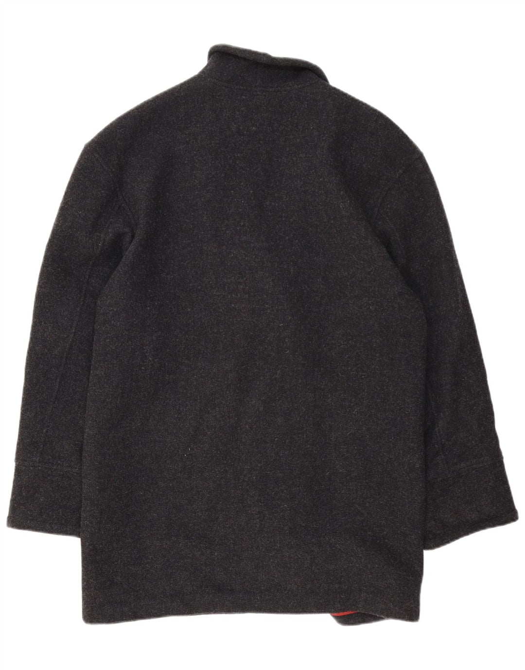Sobretudo oversized feminino vintage IT 42 lã cinza médio