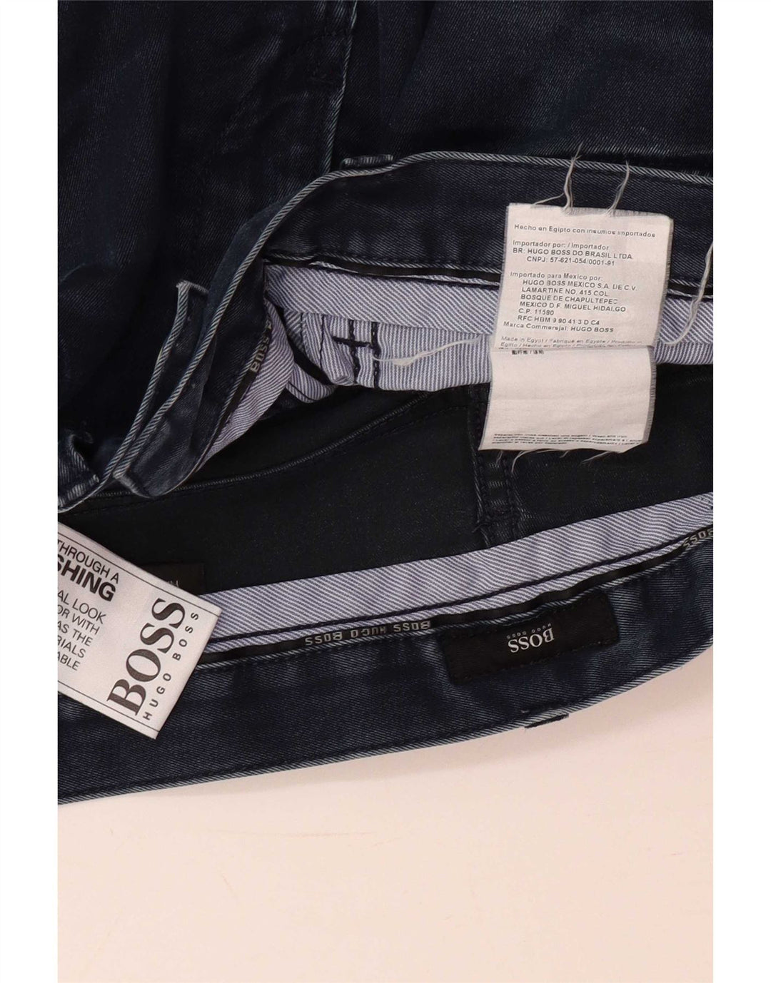 Hugo Boss Masculino Slim Jeans W30 L32 Azul Algodão
