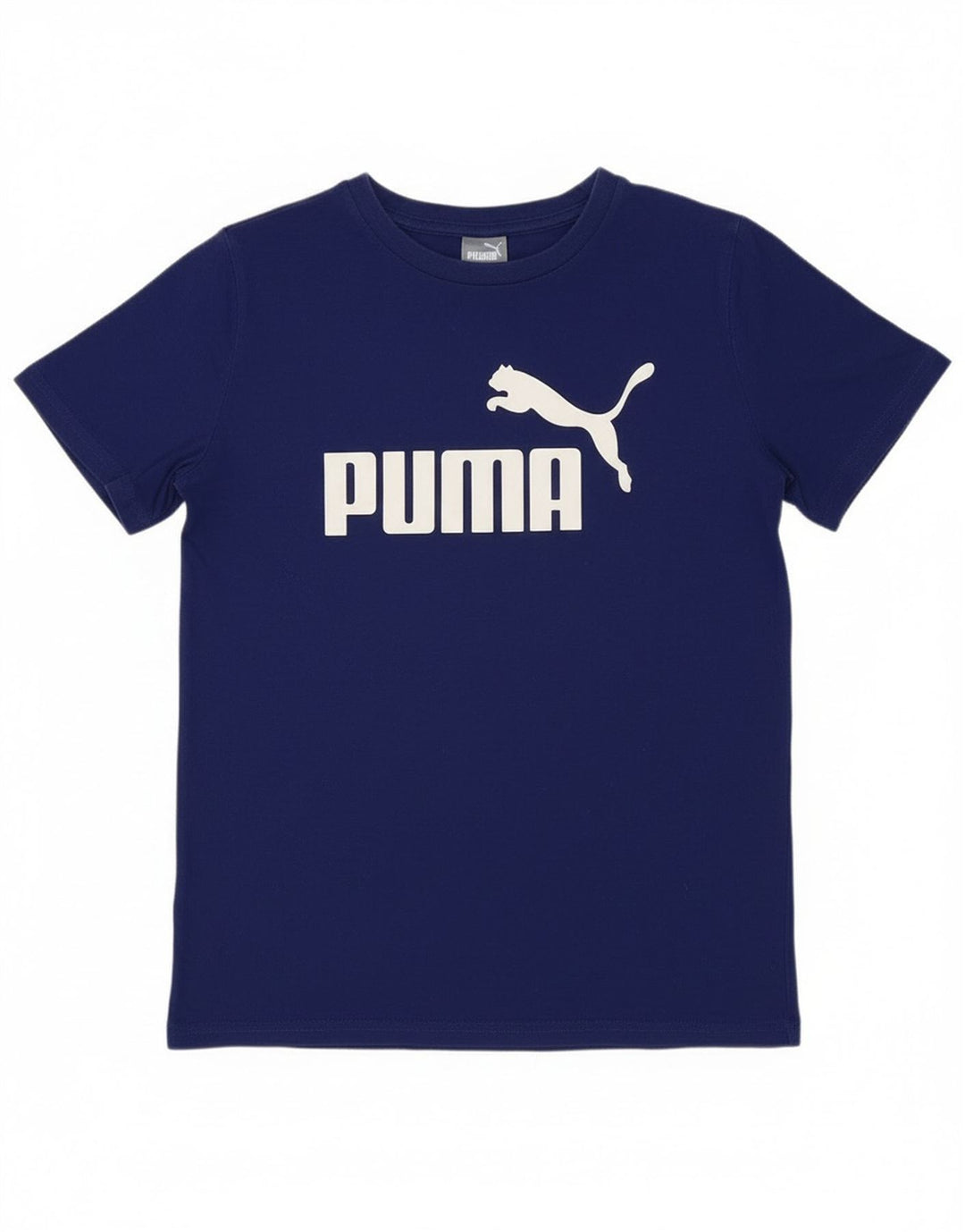 Camiseta Puma Boys Graphic Top 10-11 Anos Médio Algodão Azul