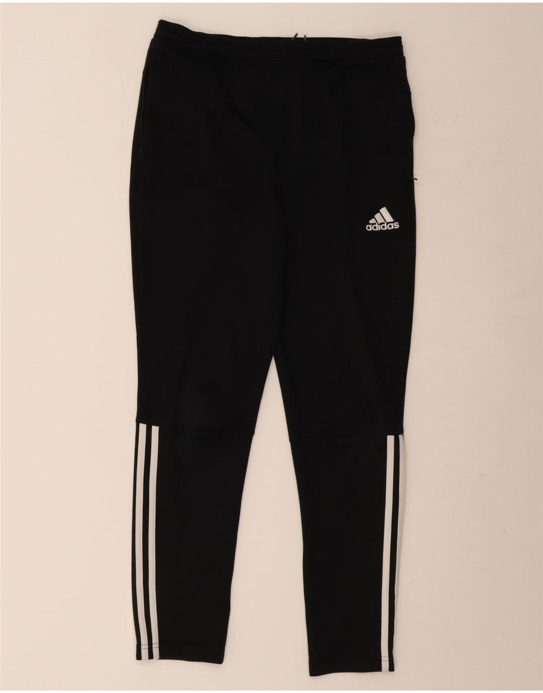 Calças de treino Adidas meninos 13-14 anos preto poliéster