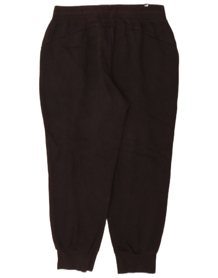 Calça de treino masculina Puma Joggers médio algodão preto