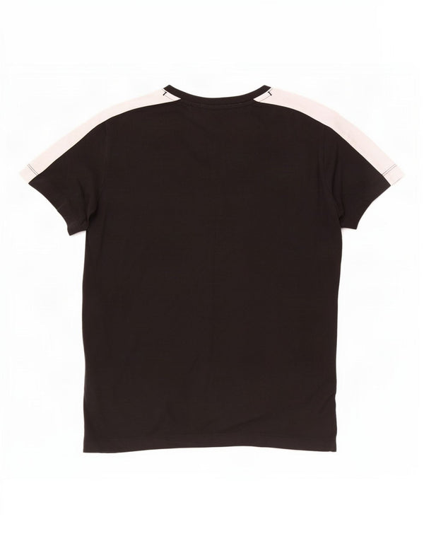 Camiseta feminina estampada Champion UK 12 Medium Black Colourblock