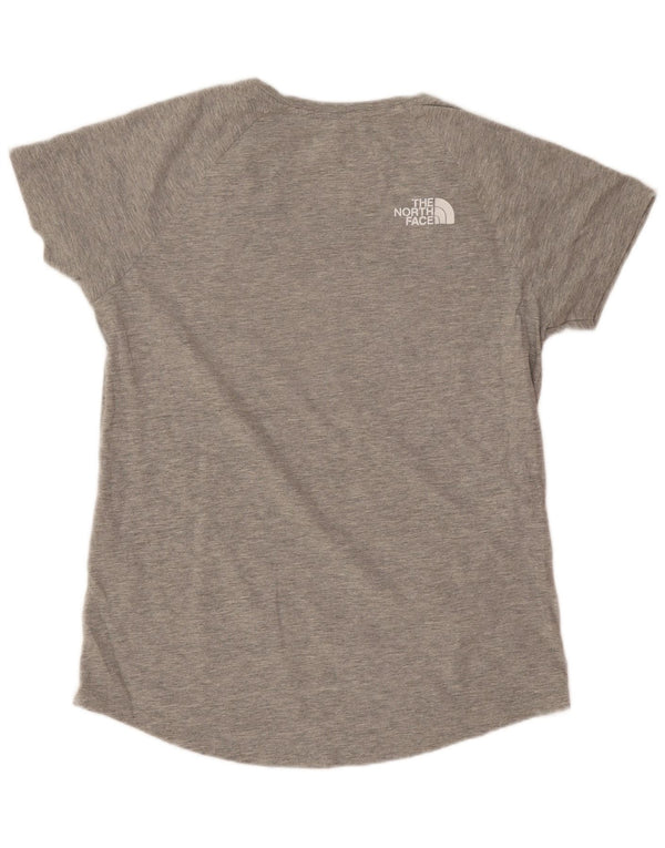 Camiseta feminina The North Face RU/14 com estampa gráfica UK 14 grande cinza esportiva