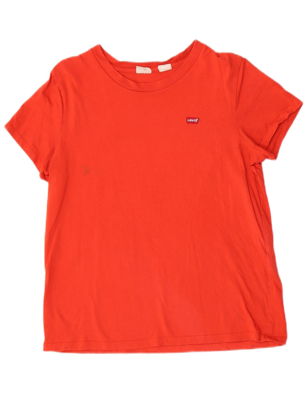 Camiseta feminina Levi's Top UK 12 algodão vermelho médio