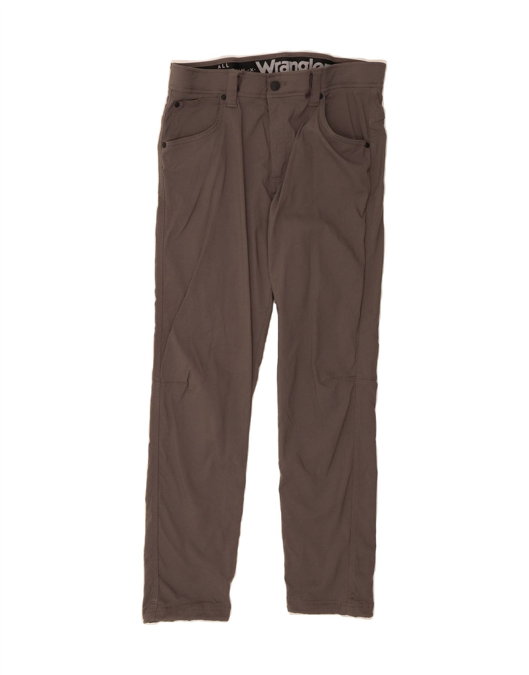 WRANGLER Womens Straight Casual Trousers W34 L30 Grey Nylon Vintage Wrangler and Second-Hand Wrangler from Messina Hembry 
