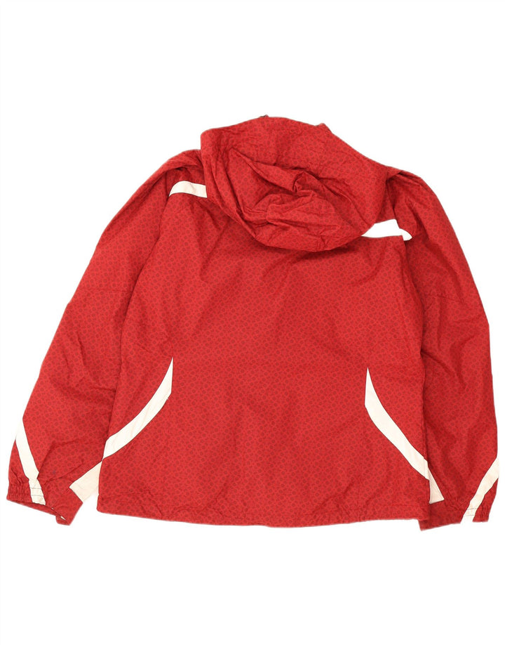Jaqueta corta-vento Columbia feminina Interchange com capuz Reino Unido 16 grande vermelho