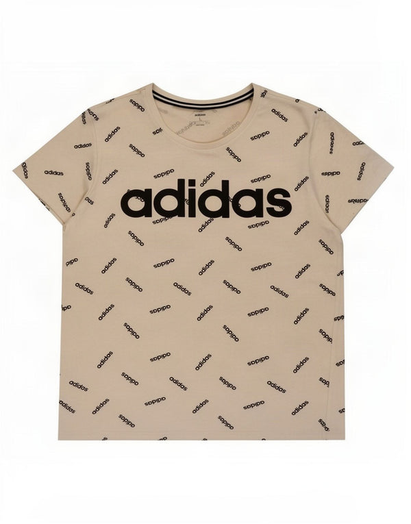 Adidas Mens Graphic T-Shirt Top Grande Algodão Branco
