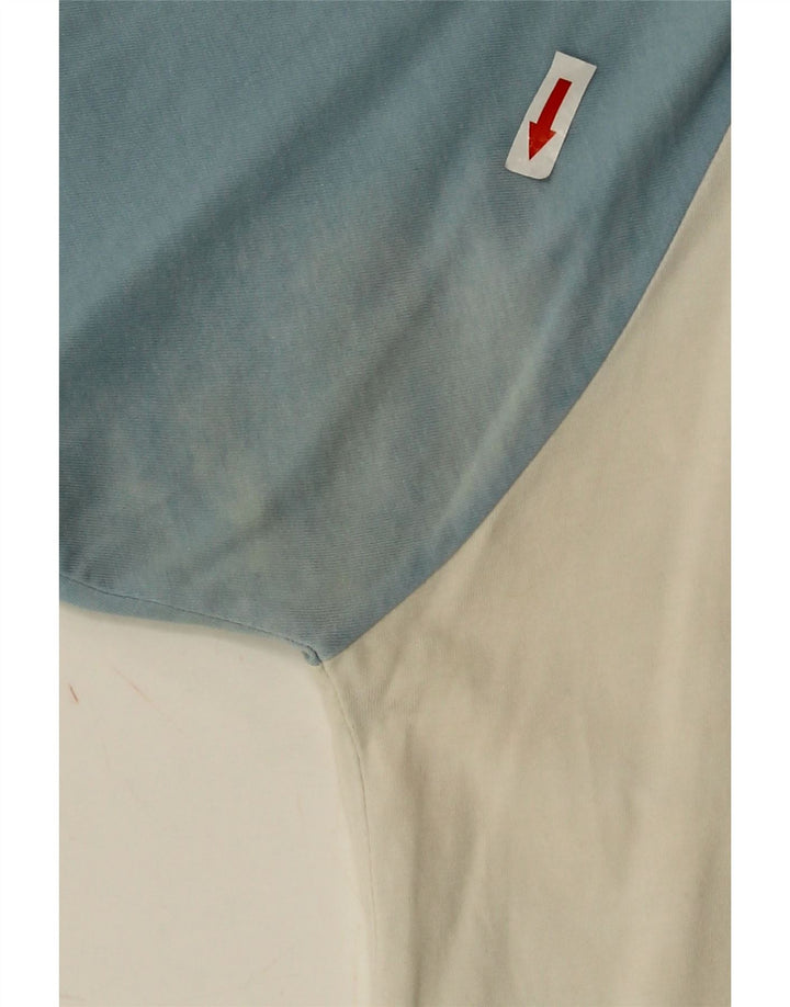 Camiseta masculina Puma Graphic Top grande bloco colorido branco