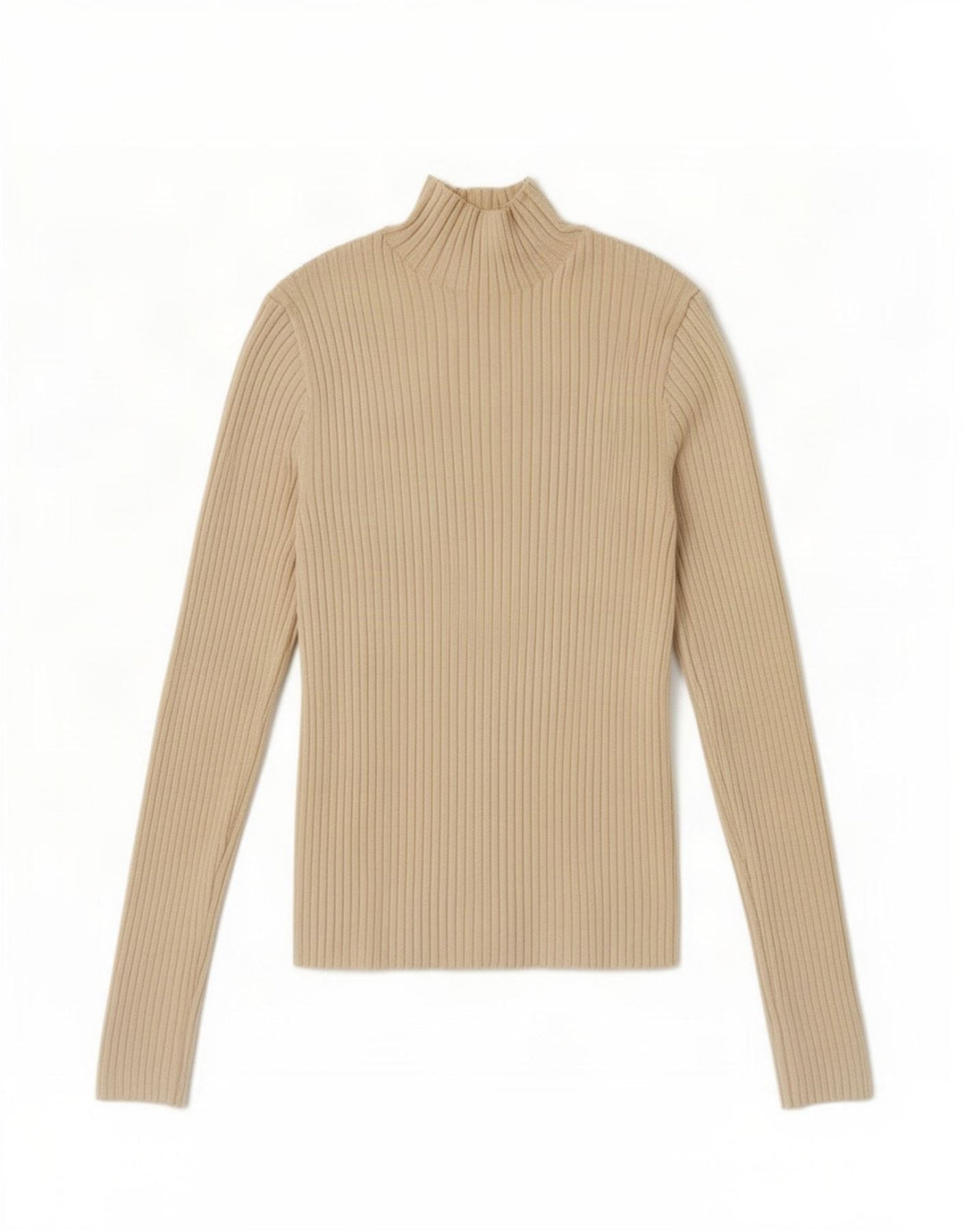 Suéter feminino Zara com gola tartaruga UK 12 médio off white
