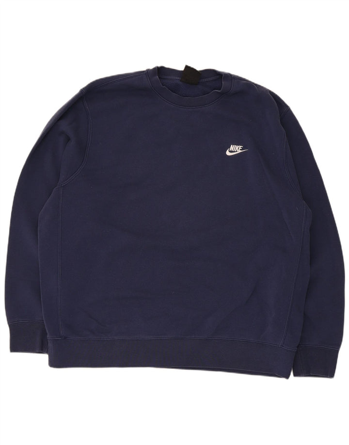 Moletom masculino Nike Jumper XL azul marinho algodão