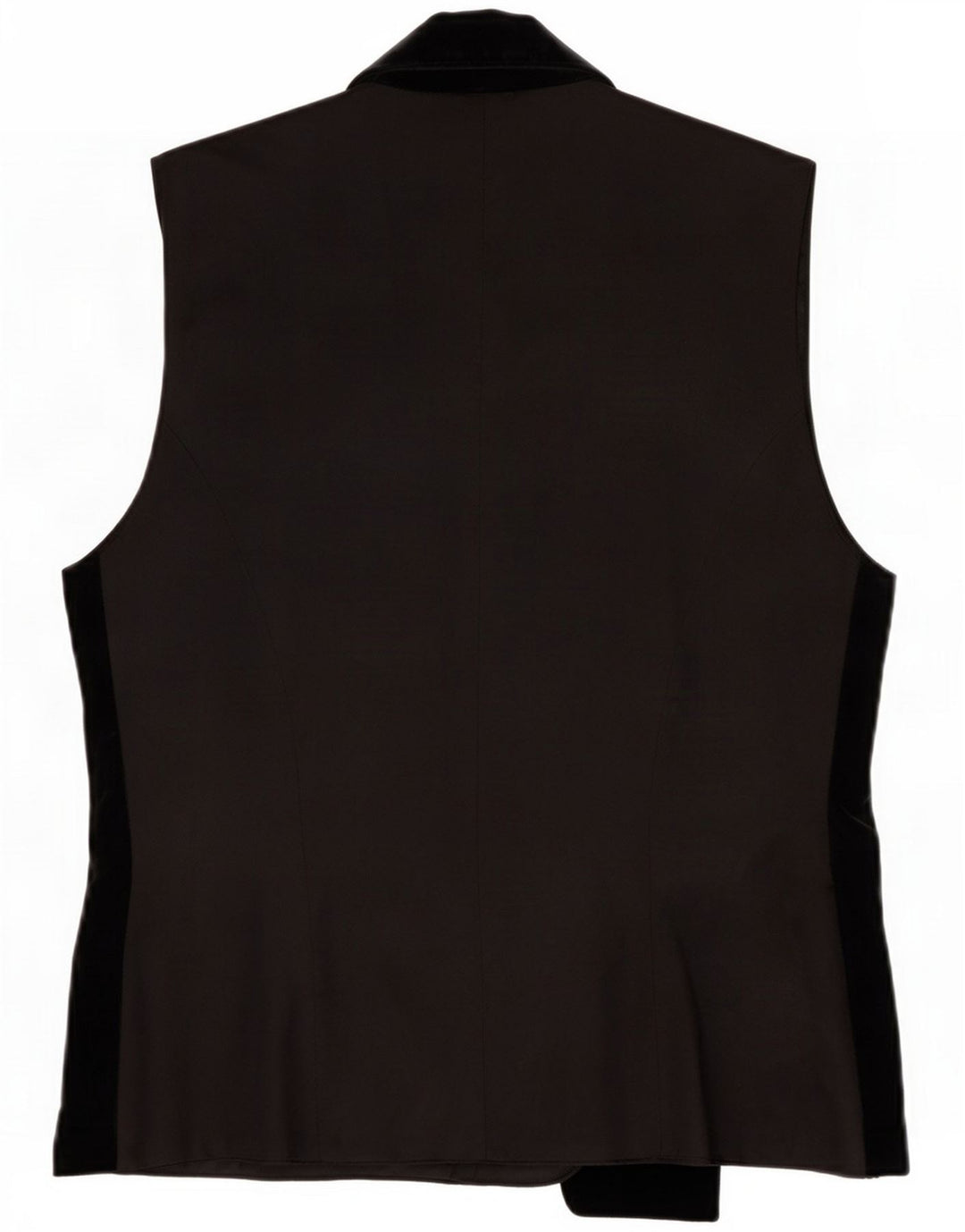 Daniel & Mayer Colete feminino duplo breasted IT 42 preto médio