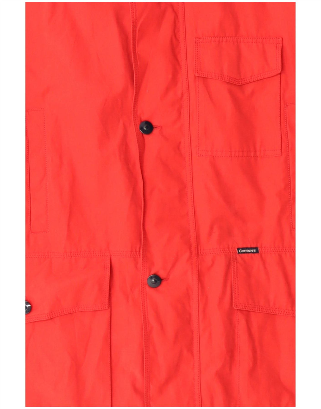 Jaqueta utilitária masculina Cotton's Industries UK 42 XL vermelha