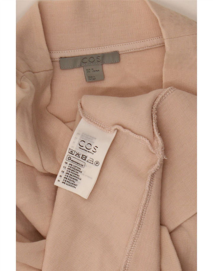 Cos feminino oversized moletom jumper Reino Unido 14 algodão bege médio