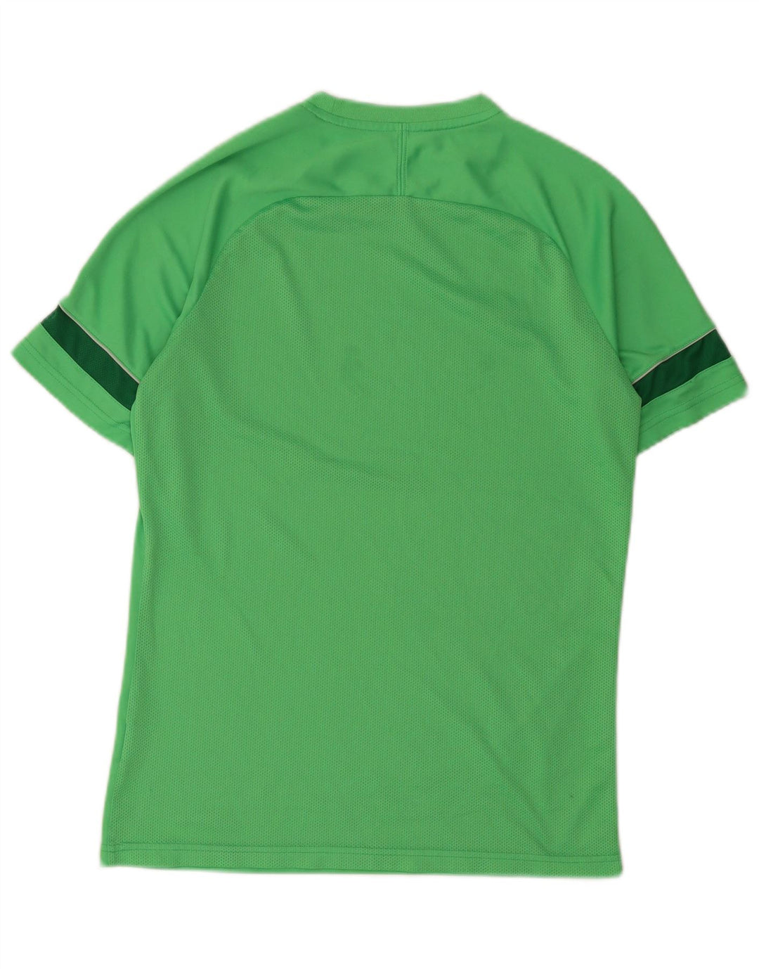 Camiseta masculina Nike Dri Fit Top médio verde colorblock poliéster