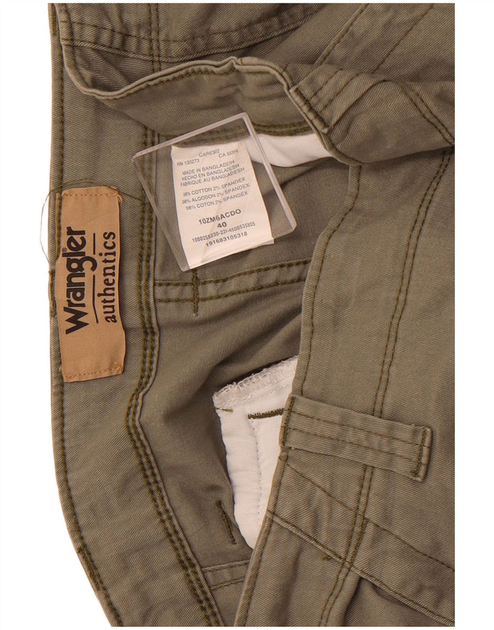 Shorts cargo masculino WRANGLER W40 XL algodão cáqui