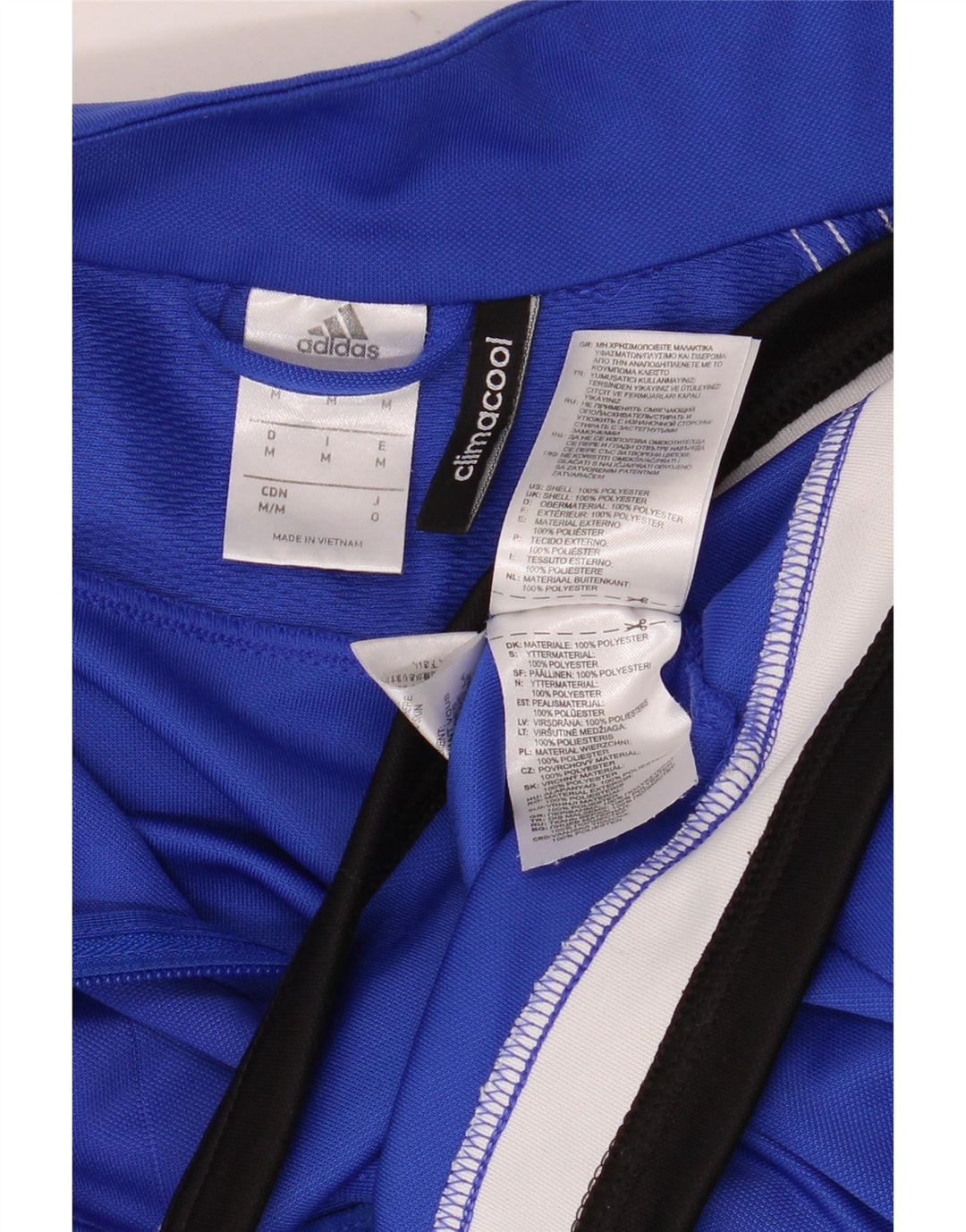 Adidas Mens Climacool Tracksuit Top Jacket Médio Azul Poliéster