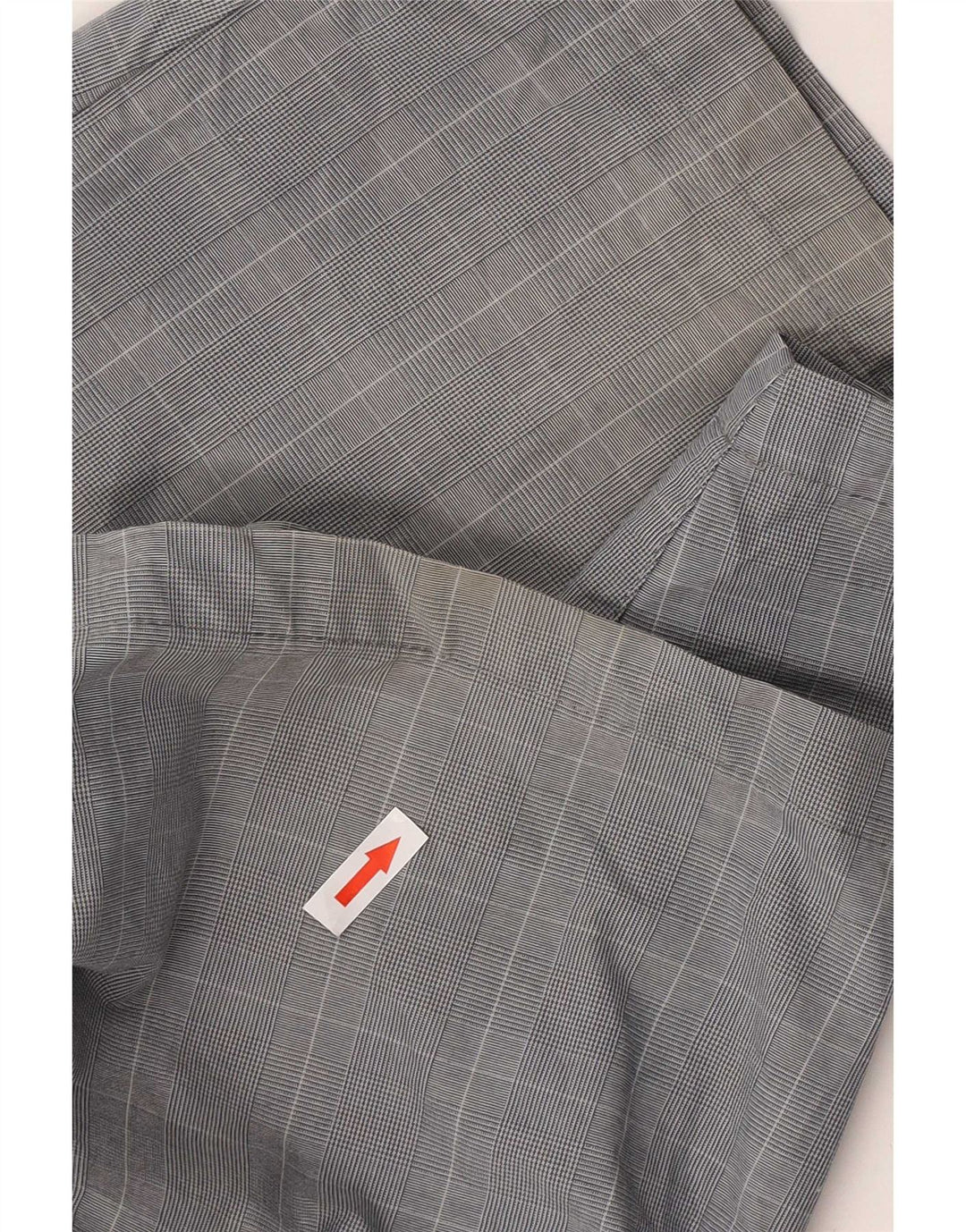 Shorts chino masculino Marks & Spencer W36 grande algodão xadrez cinza