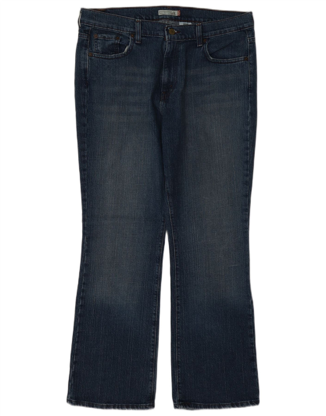 Calça jeans feminina Levi's 515 Bootcut US 14 XL W36 L30 azul algodão