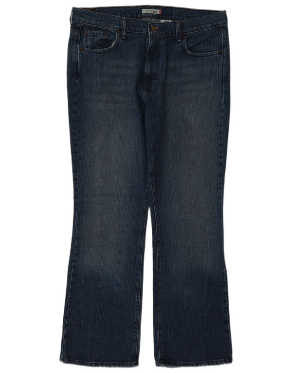 Calça jeans feminina Levi's 515 Bootcut US 14 XL W36 L30 azul algodão