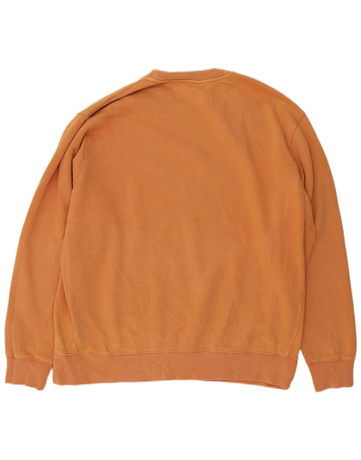 Nike Mens Moletom Jumper XL Laranja Algodão