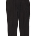 Calça chino masculina Marks & Spencer de ajuste regular W38 L29 poliéster preto