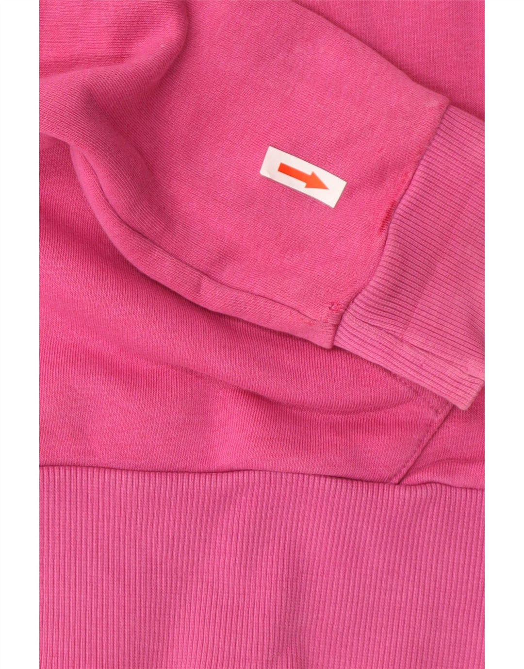 Puma feminino gráfico moletom com capuz UK 12 médio rosa