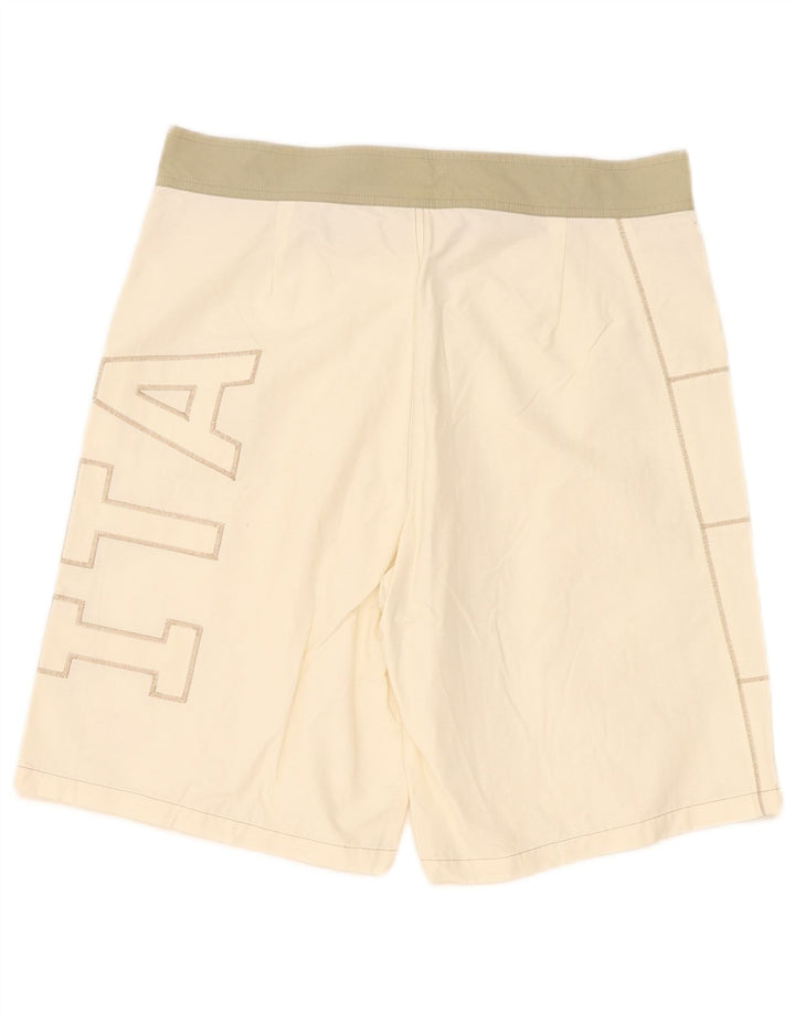 Murphy & Nye Shorts de natação masculino gráfico grande poliamida colorida branca
